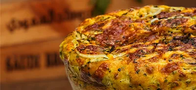 Smokey Cheese and Onion Round Bread