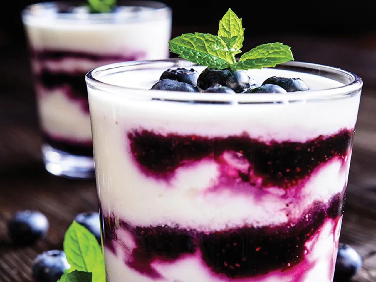 Blueberry Cheesecake Trifle - Puratos