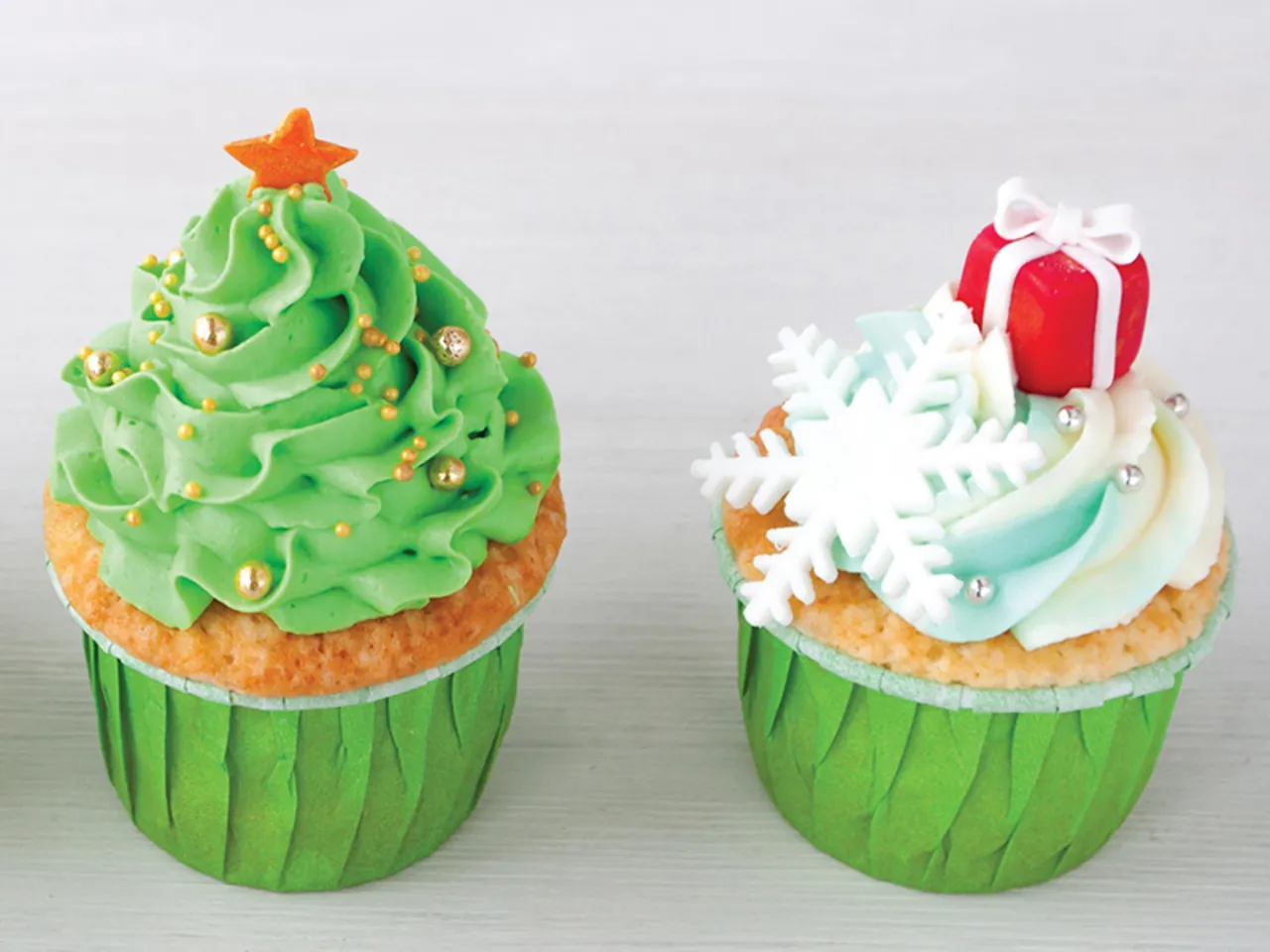 Christmas Cupcakes - Puratos