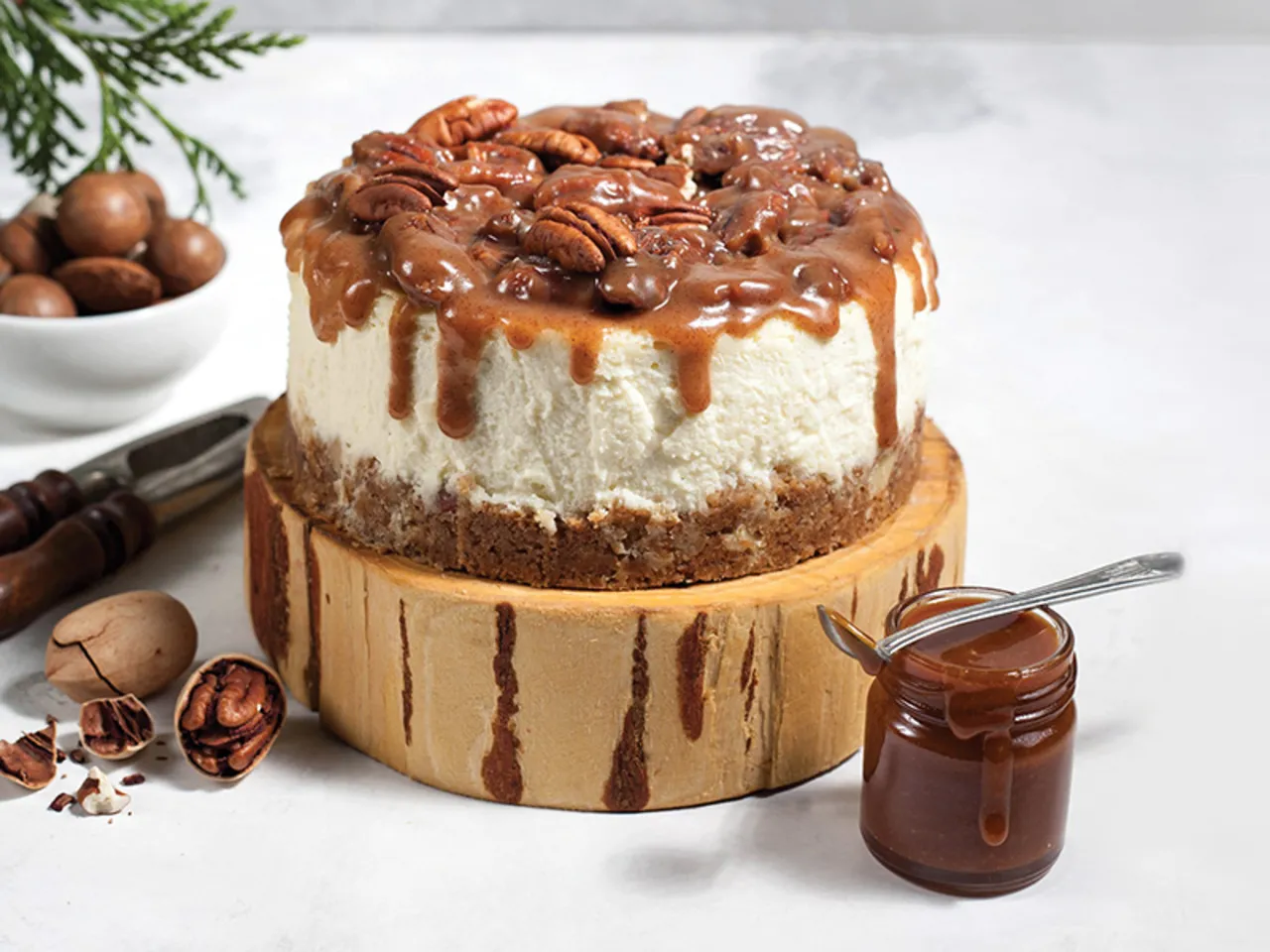 Pecan Pie Cheese Cake - Puratos